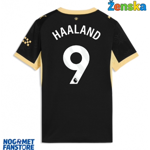 Manchester City Erling Haaland #9 Gostujuci Dres za Ženska 2026-27 Kratak Rukav